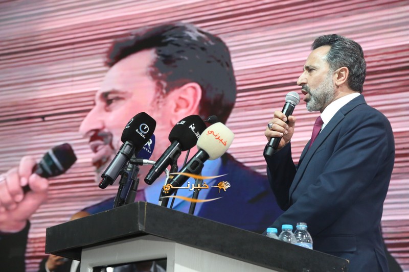 بحضور جماهيري يتجاوز 8 آلاف شخص.. مرشح إجماع المناصير (المهندس إبراهيم) يفتتح مقره الانتخاب