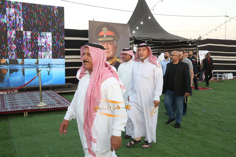 اقبال شديد وكثيف على افتتاح مقر سعادة النائب بسام الفايز