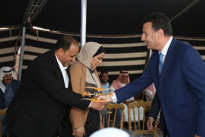 اقبال شديد وكثيف على افتتاح مقر سعادة النائب بسام الفايز