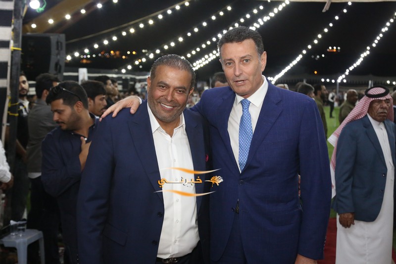 اقبال شديد وكثيف على افتتاح مقر سعادة النائب بسام الفايز