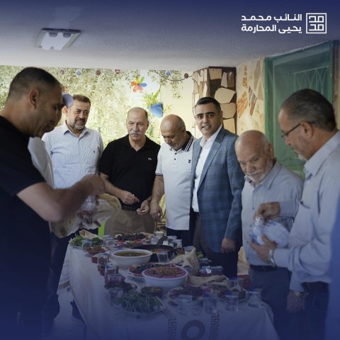 النائب محمد يحيا المحارمة يزور منطقة النصر في العاصمة - صور