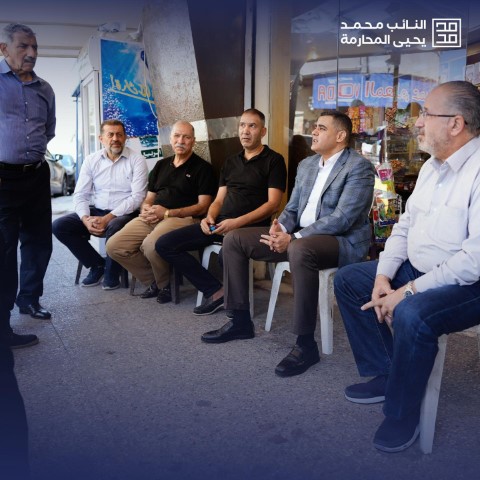 النائب محمد يحيا المحارمة يزور منطقة النصر في العاصمة - صور