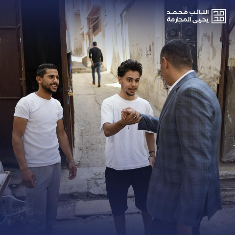 النائب محمد يحيا المحارمة يزور منطقة النصر في العاصمة - صور