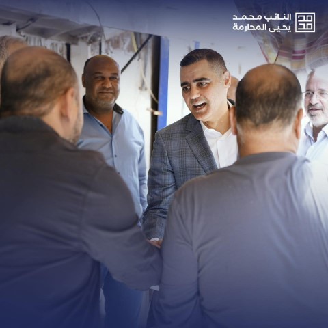 النائب محمد يحيا المحارمة يزور منطقة النصر في العاصمة - صور