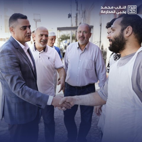 النائب محمد يحيا المحارمة يزور منطقة النصر في العاصمة - صور