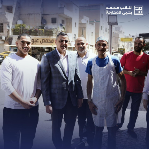 النائب محمد يحيا المحارمة يزور منطقة النصر في العاصمة - صور
