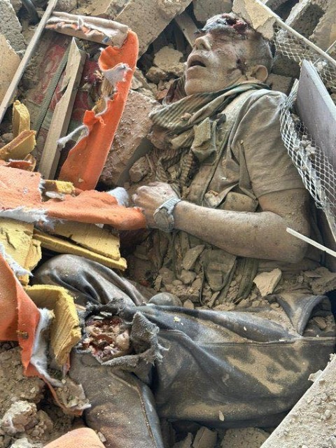 فحص dna شهيد للتأكد من مزاعم اغتيال السنوار