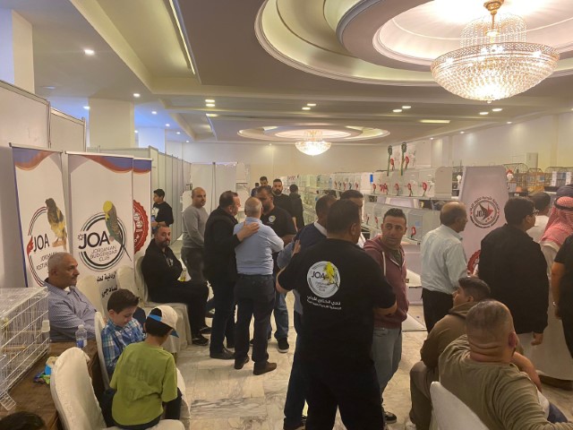 انطلاق فعاليات معرض الجمعية الأردنية لطيور الزينة والمنتجات الريفية