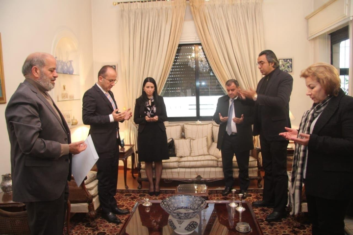 عقد قران السفير التركي بعمان على فتاة أردنية