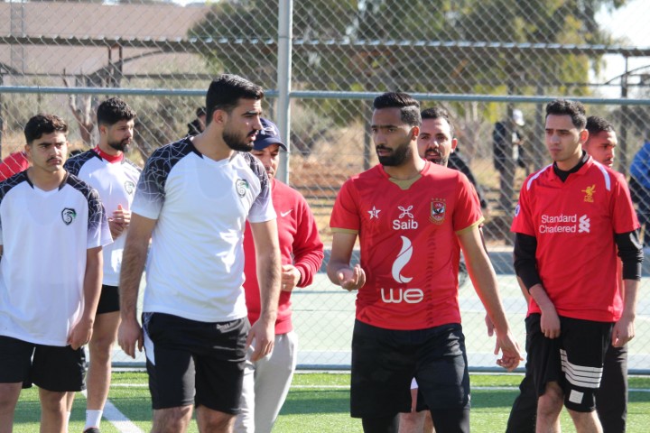  إقامة المباراة النهائية السابعة لكرة القدم للطلبة الوافدين في الزيتونة