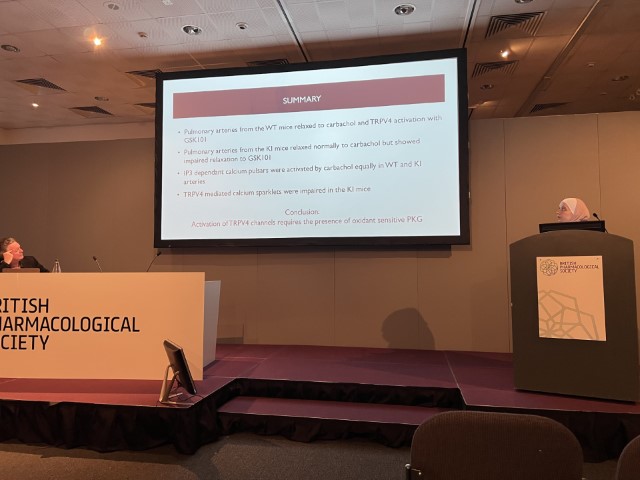 الدكتورة الحباشنة من صيدلة عمان العربية تشارك في المؤتمر Pharmacology 2024 في بريطانيا