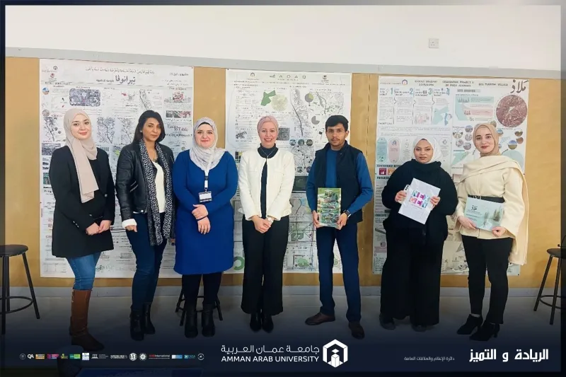 طلبة هندسة العمارة في عمان العربية يناقشون مشاريع تخرج مبتكرة تعزز التنمية المستدامة