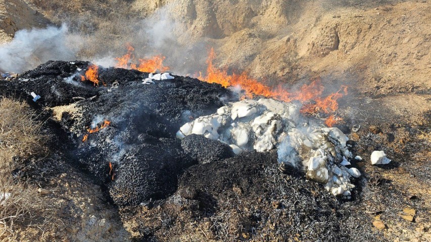 سورية.. إتلاف مخدرات الفرقة الرابعة - صور