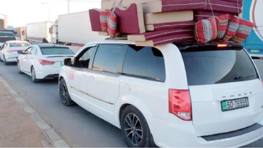 سورية الشاحنات بانتظار حل مشكلة الترانزيت