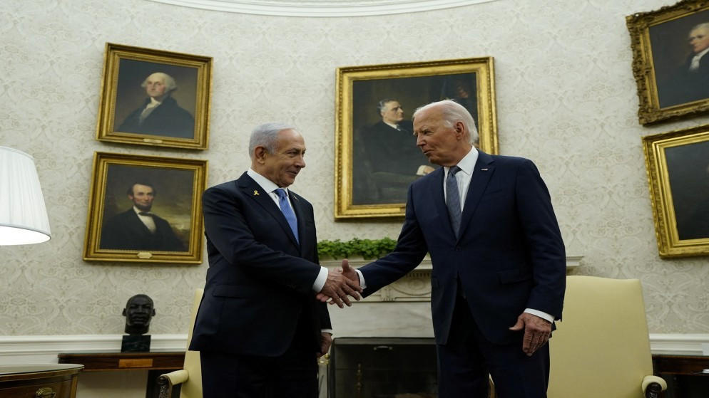بايدن على نتنياهو استيعاب المخاوف المشروعة للفلسطينيين