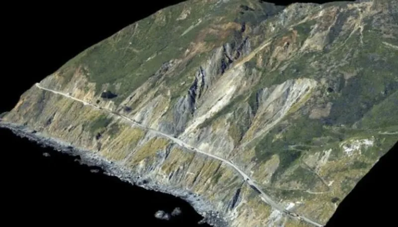 كاليفورنيا تحت التهديد تسارع الانهيارات والأرض تتحرك نحو المحيط