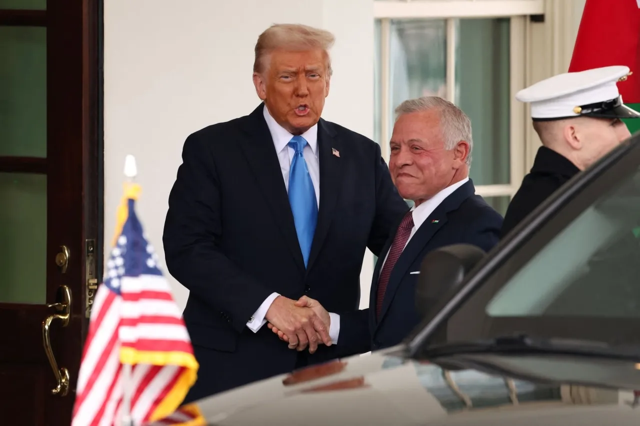 ترمب عن الملك عبدالله الثاني إنه رجل عظيم