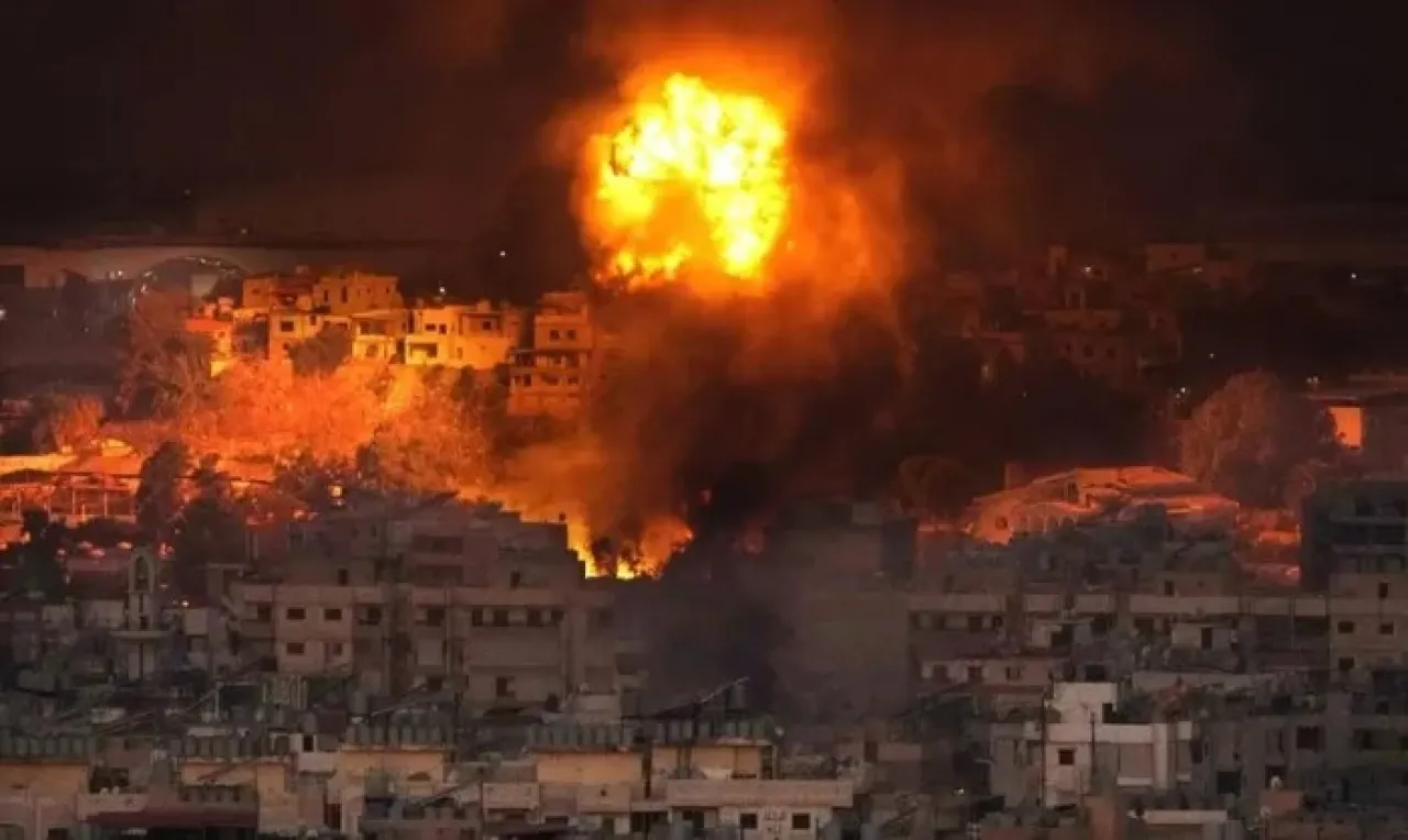 غارة إسرائيلية على حمص