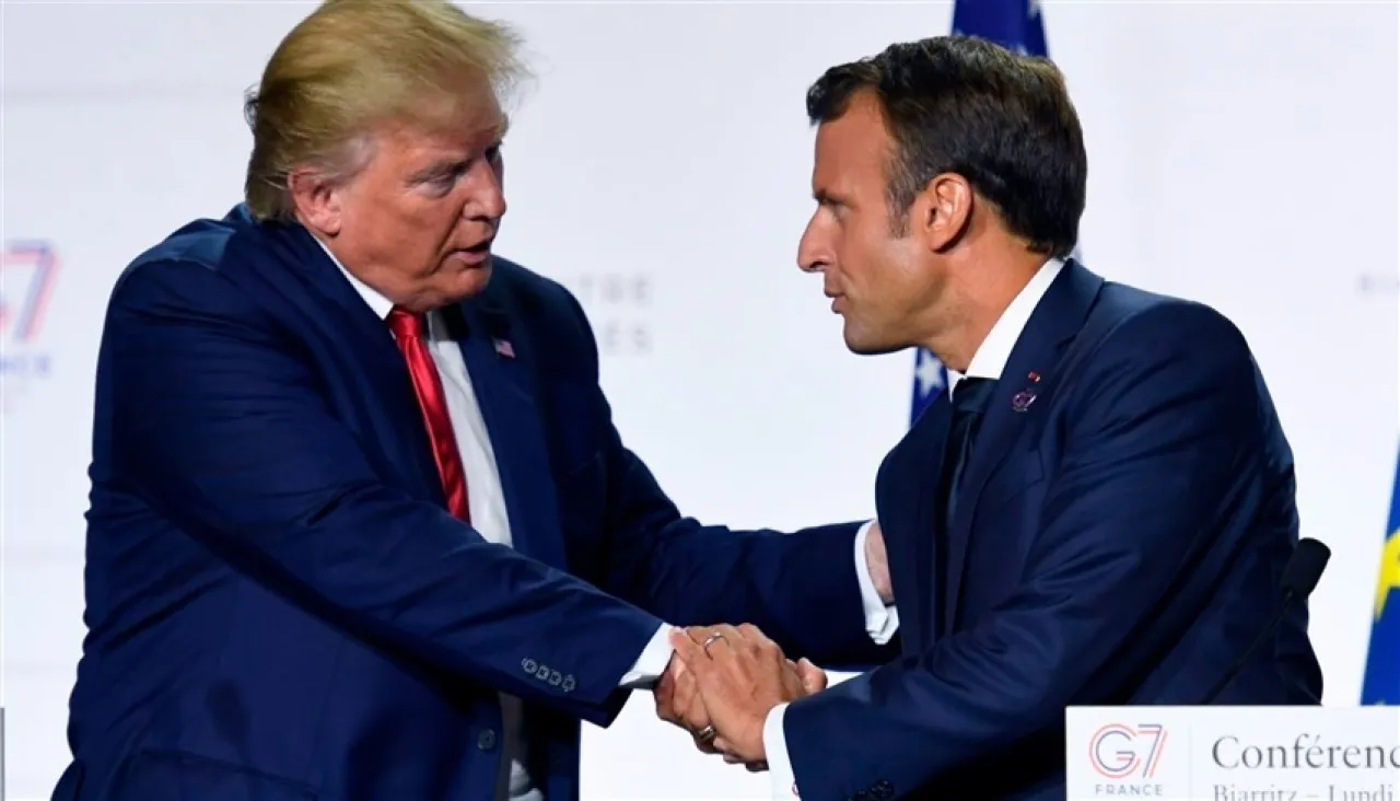 ماكرون يحذر ترمب لا تكن ضعيفاً أمام بوتين