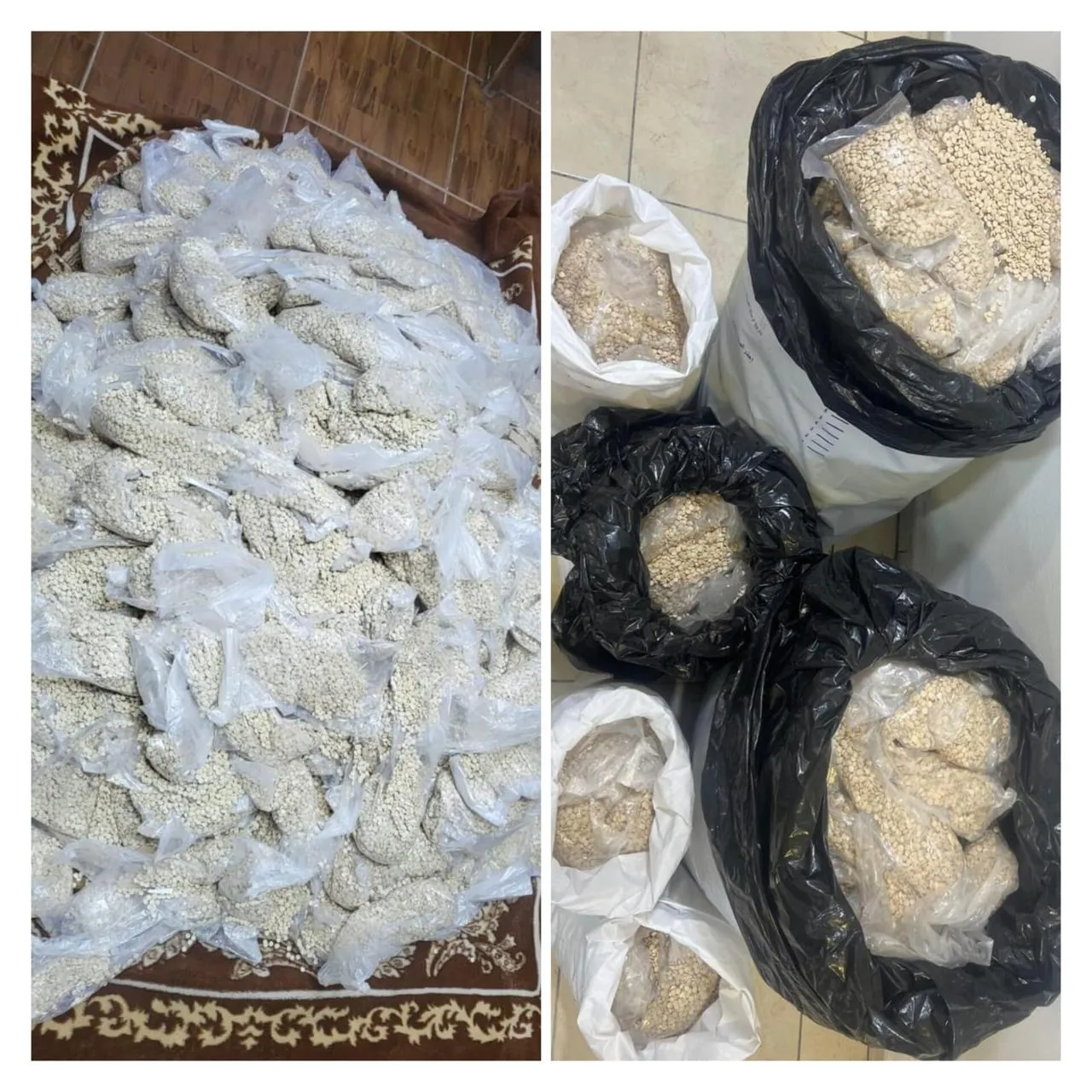 الأردن ضبط 11 مليون حبة مخدرة بالتعاون مع مصر