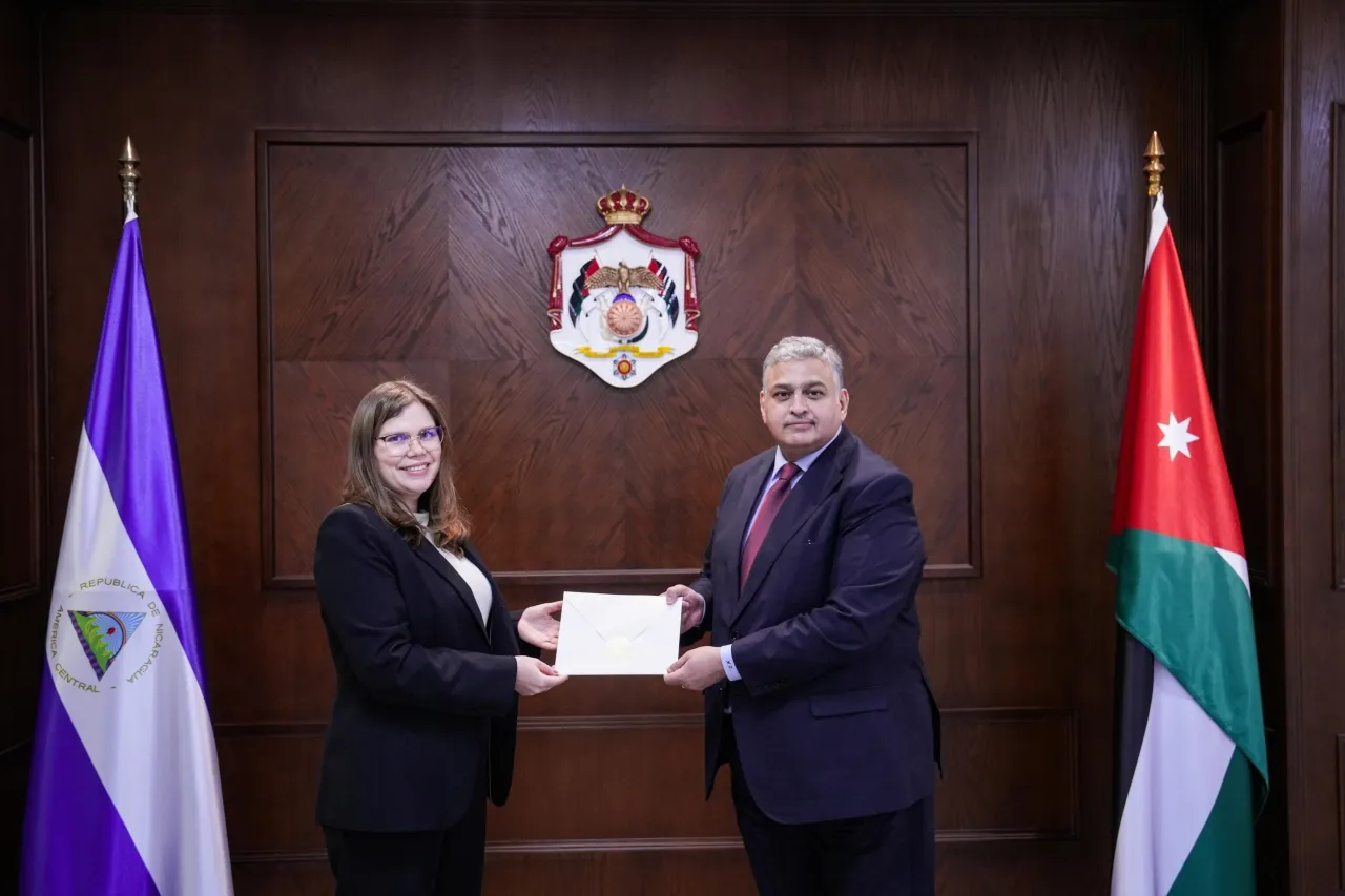 الخارجيةالأردنية تتسلم نسخة من اوراق اعتماد سفير نيكاراغوا