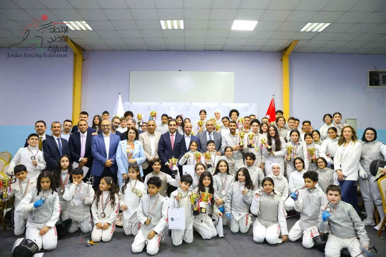 حفل ختام بطولة دوري أرث الأردن للمبارزة تحت رعاية نائب سمو رئيس اللجنة الأولمبية