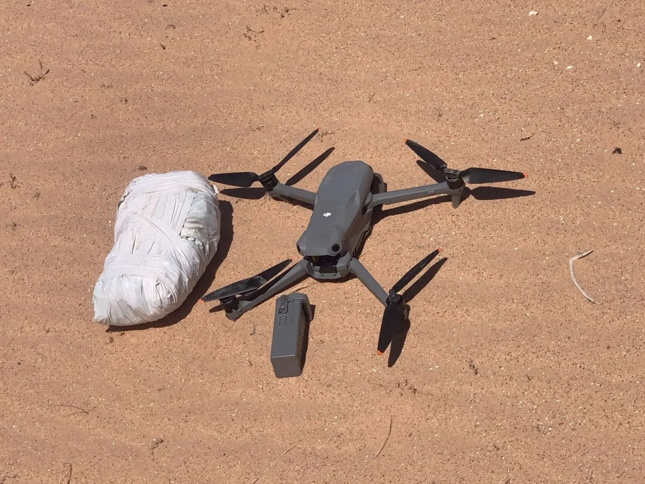 الجيش الأردني يحبط محاولة تهريب مواد مخدرة بواسطة طائرة مسيرة