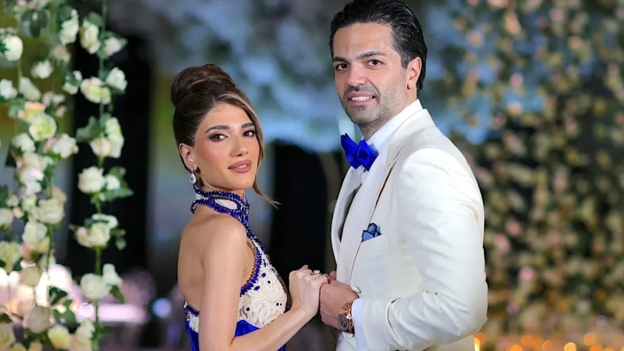 نارين بيوتي تحتفل بعقد قرانها على خطيبها بعد اعتناقه الإسلام