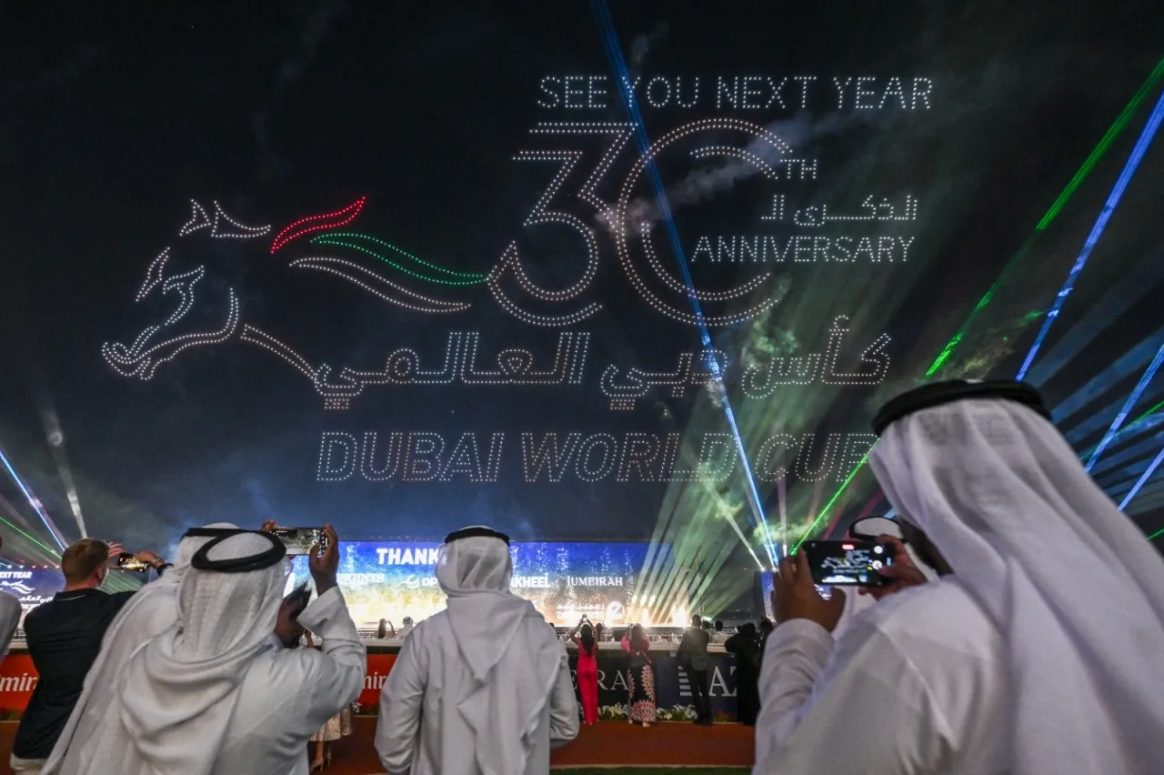 عروض ختام كأس دبي العالمي تسجل رقماً قياسياً في موسوعة جينيس