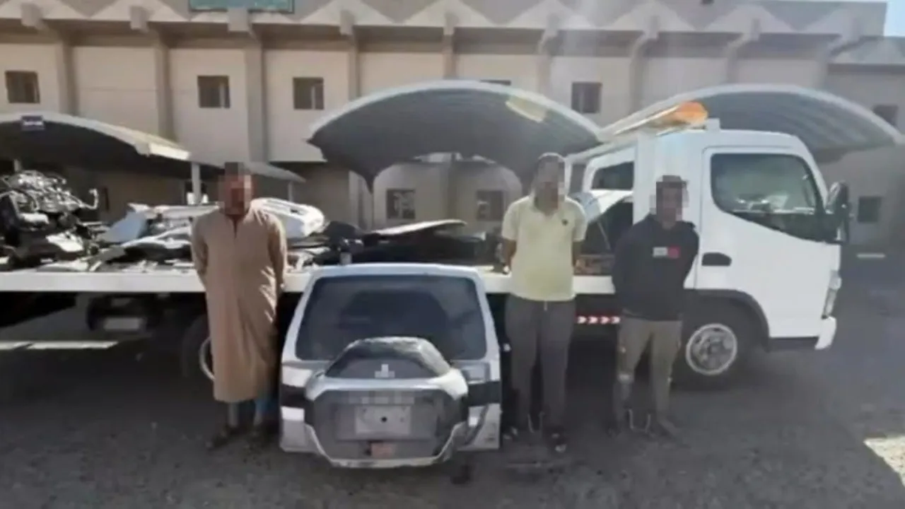 بالفيديو  ضبط عصابة مصرية بتهمة سرقة المركبات في الكويت