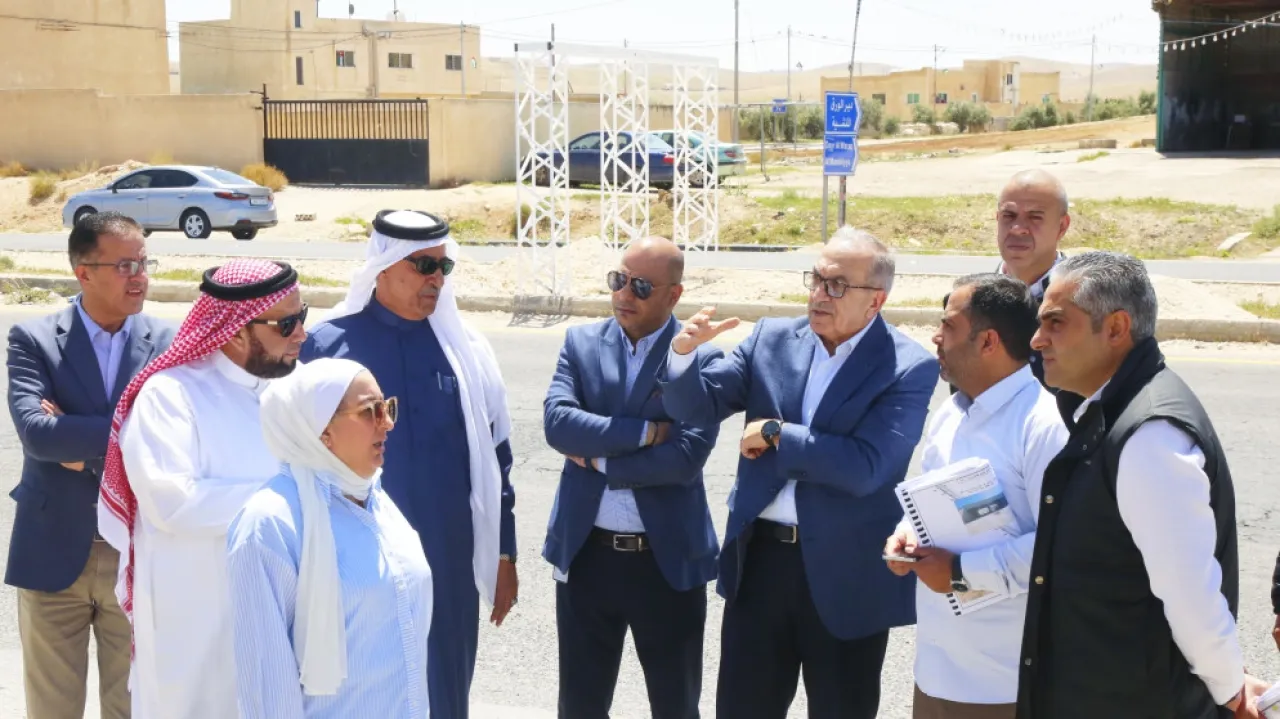 الأردن  90 نسبة الإنجاز  بطريق الزرقاء  المفرق