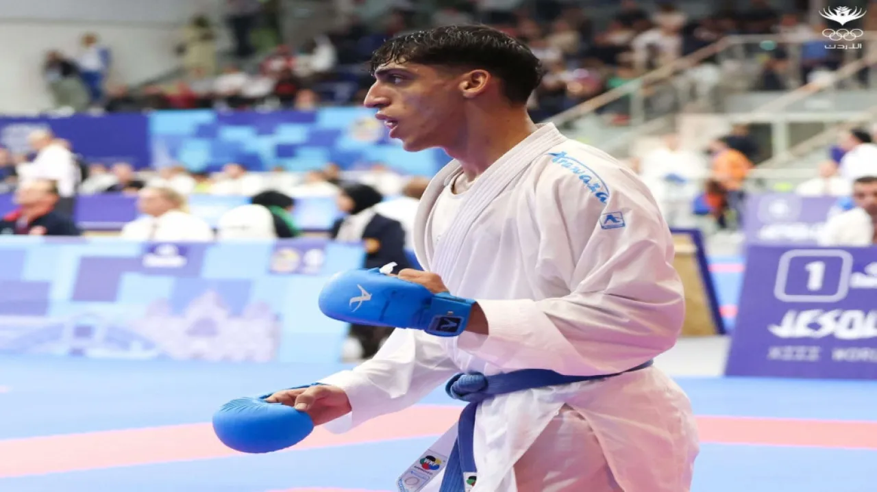 لاعب منتخب الكراتيه الجعفري يتأهل إلى نهائي الدوري العالمي
