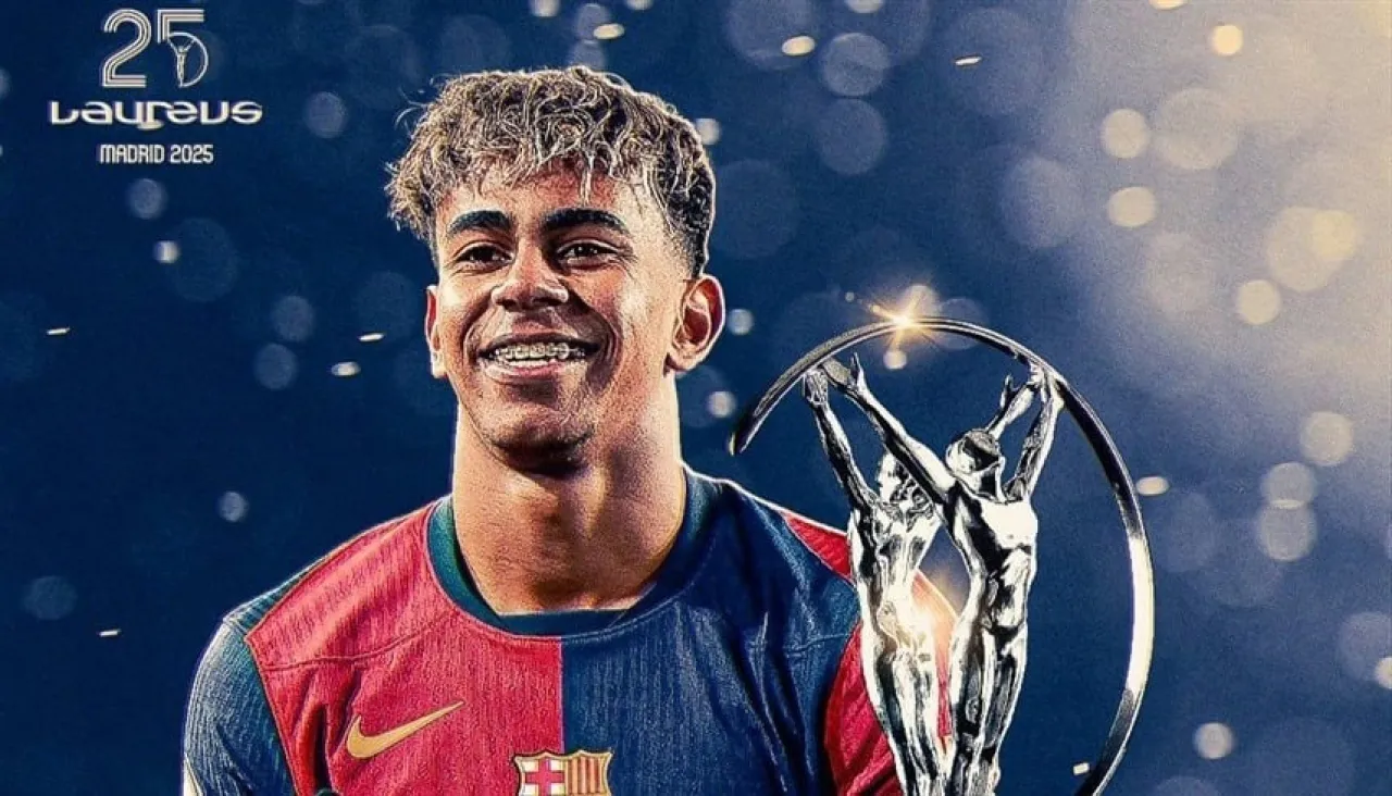 لامين يامال يحصد جائزة لوريوس للإنجاز الاستثنائي