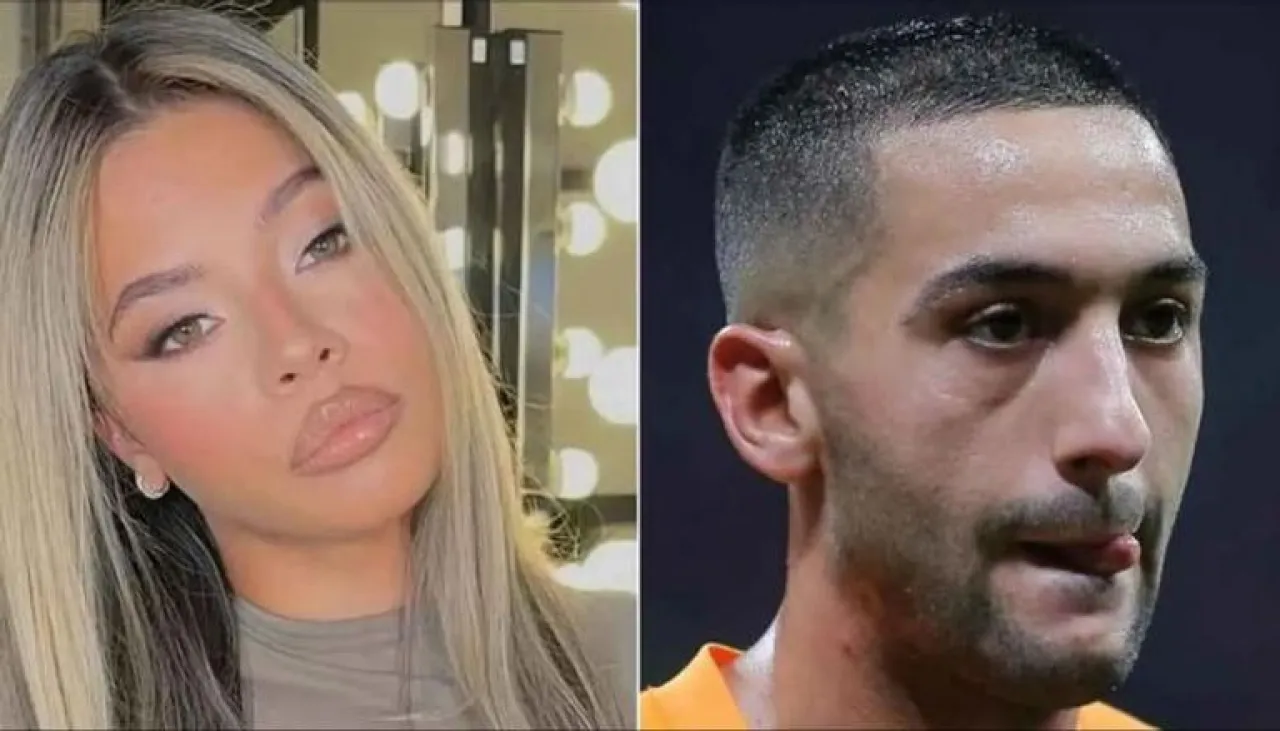 حكيم زياش ينهي علاقته بصديقته الهولندية كلوي