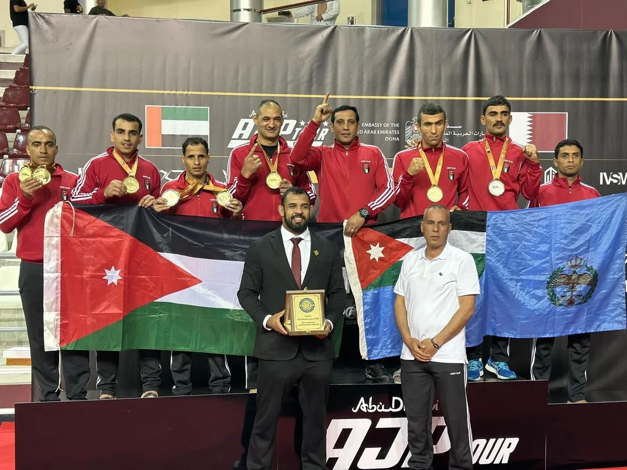 فريق الأمن العام للجوجتسو يحصد الذهب في بطولة  الدوحة