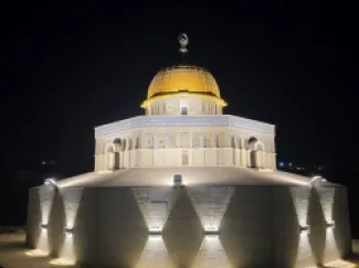 بلدية الكرك تُكمل المرحلة الأولى من ترميم مجسم قبة الصخرة