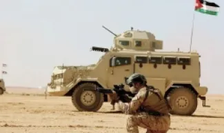 الجيش الأردني يحبط محاولة تسلل وتهريب كميات كبيرة من المواد المخدرة قادمة من سورية