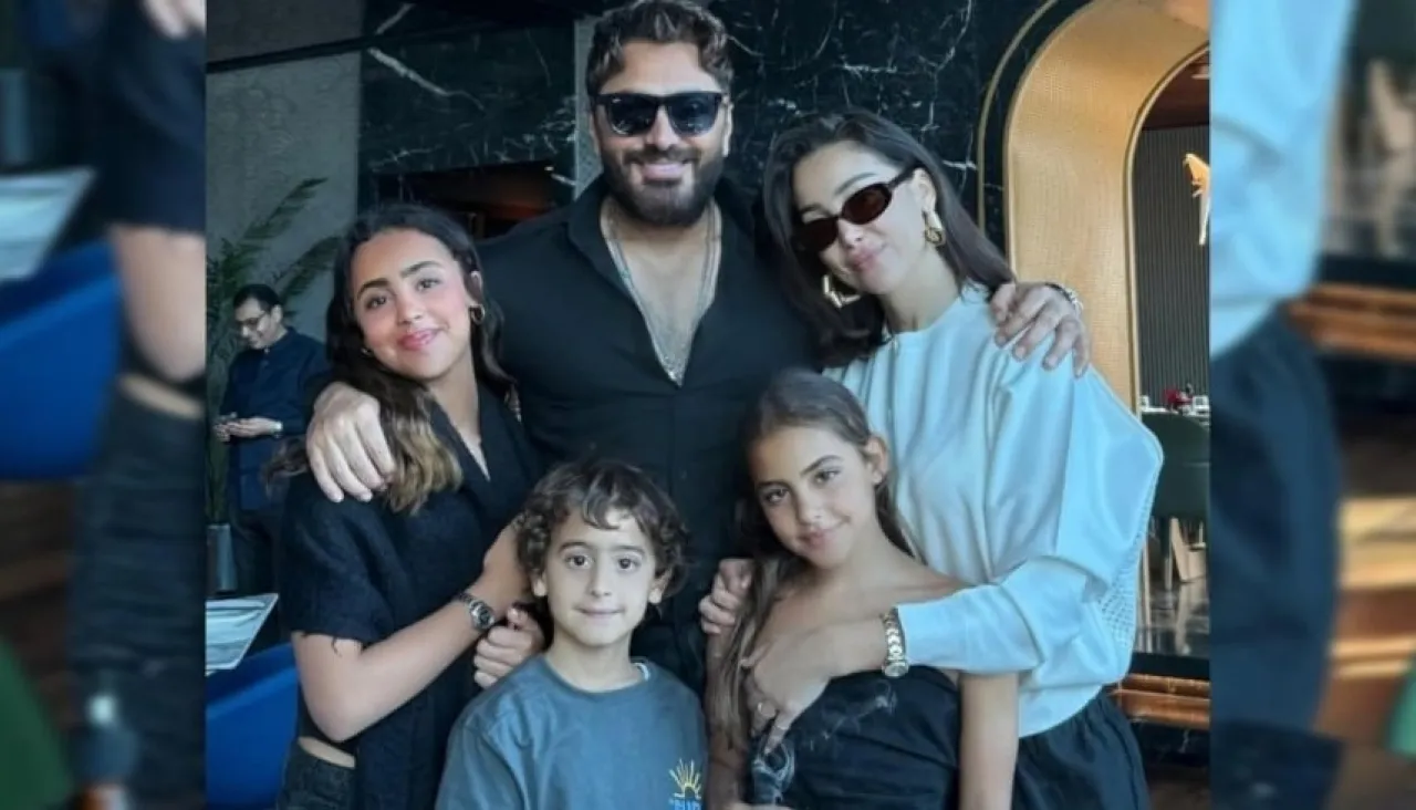رغم هجومها الأخير احتفال عائلي يجمع تامر حسني وبسمة بوسيل