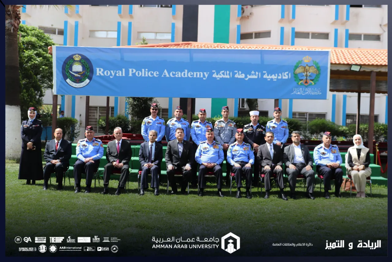جامعة عمان العربية مشاركاً فاعلاً في المسابقة العلمية لمديرية الأمن العام