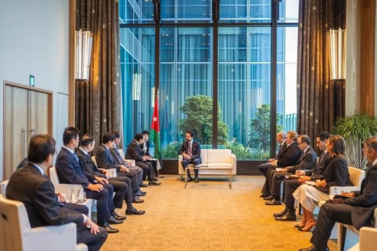 ولي العهد يلتقي لجنة الصداقة البرلمانية الأردنية اليابانية