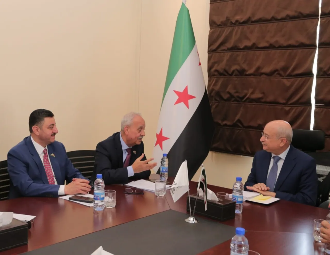 الجغبير   بحث تسهيل عبور الصادرات الأردنية الى اوروبا الشرقية ولبنان عبر سورية