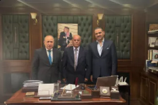 النائب المرايات عضوا في حزب عزم .