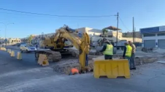 أمانة عمان تواصل تنفيذ شبكات تصريف مياه الأمطار