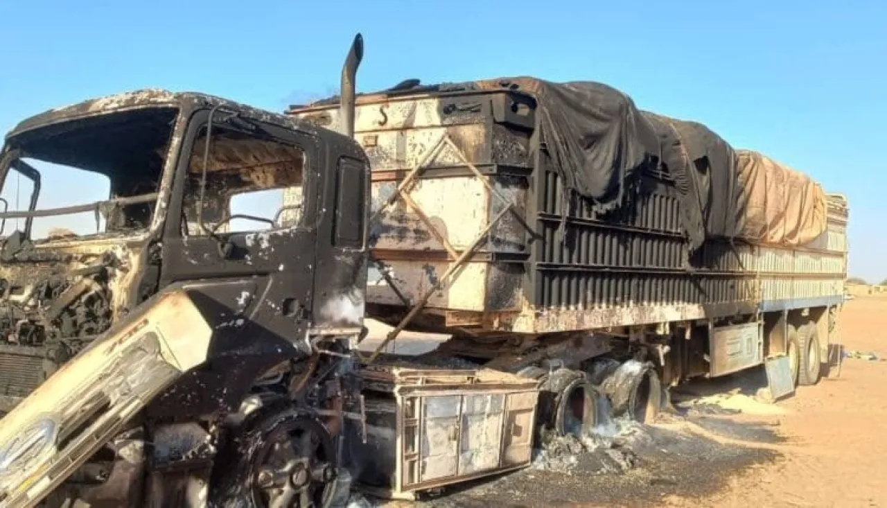 السودانمجزرة ضد قافلة مساعدات شمال دارفور