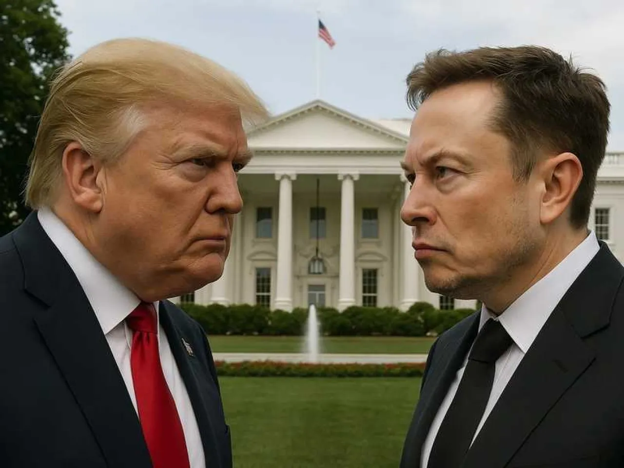 ترمب يلمح لإلغاء عقود شركات ماسك