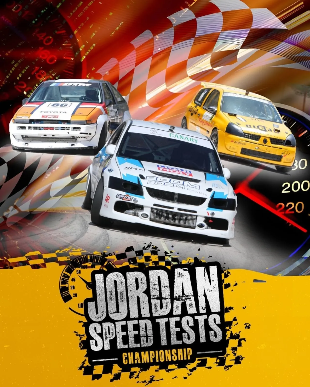 51 متسابقا يتنافسون في بطولة الأردن لسباقات السرعة