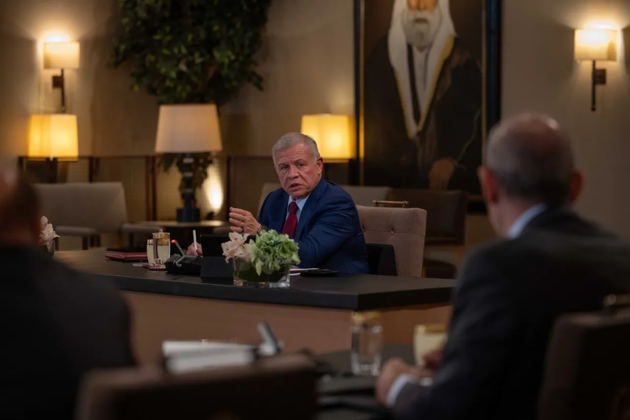 الملك  الأردن لن يتهاون مع أي جهة تحاول العبث بأمنه واستقراره وسلامة مواطنيه