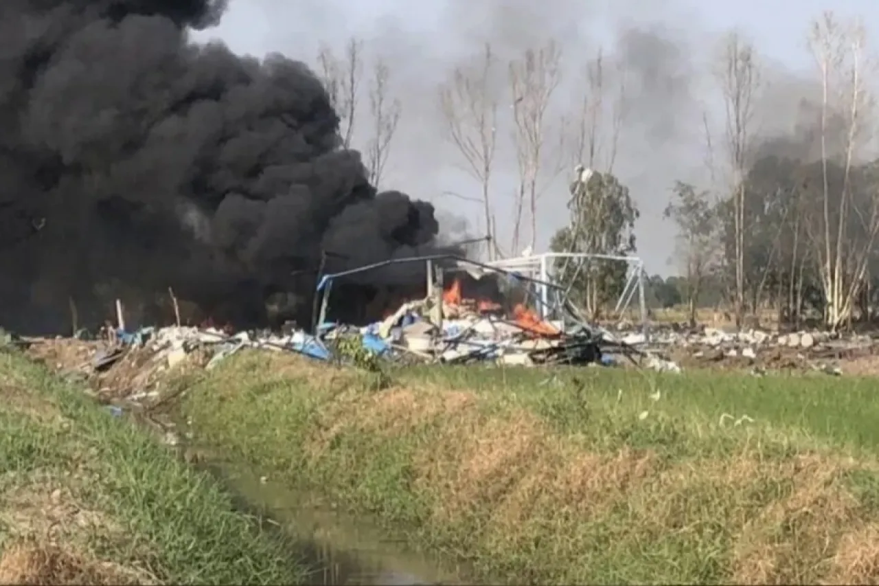 الصين مصرع 9 أشخاص وإصابة 26 بانفجار مصنع للألعاب النارية