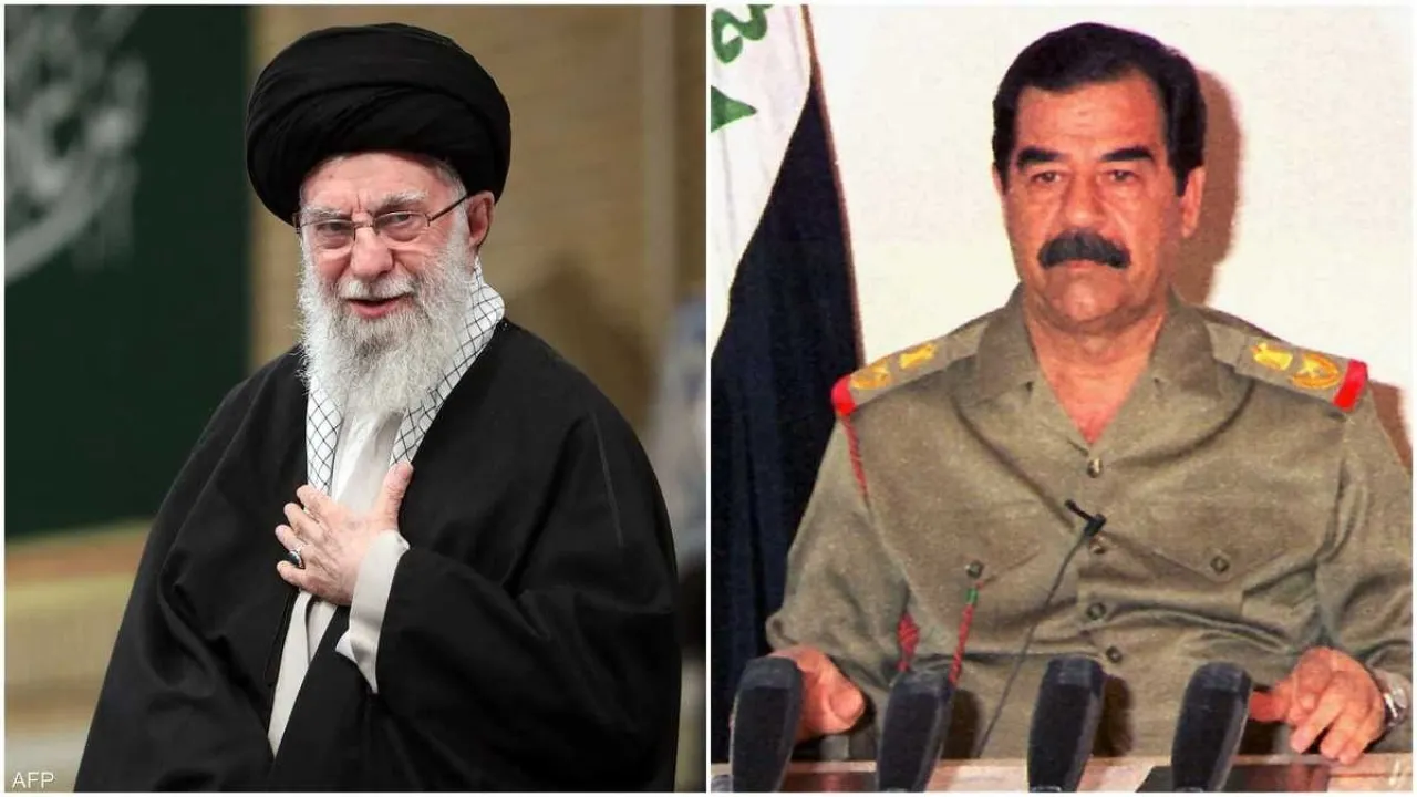 إسرائيل تحذر خامنئي من مصير صدام حسين