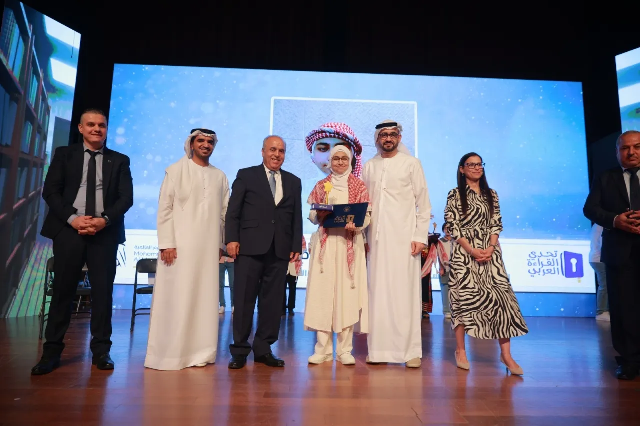 الأردن تاج القراءة يزين رأس لمار الجعافرة